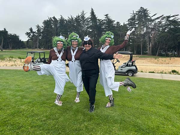 2025 Oompas and Manager on Course